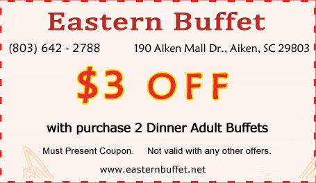 Eastern Buffet coupon 3